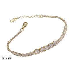 Bransoletka CM miedź pozłacana 14k - MF39229