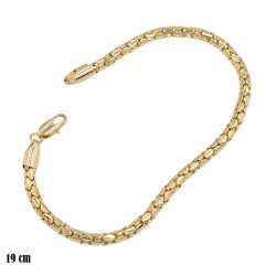 Bransoletka CM miedź pozłacana 14k - MF39222