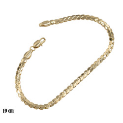 Bransoletka CM miedź pozłacana 14k - MF39231