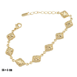 Bransoletka CM miedź pozłacana 14k - MF39254