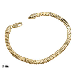 Bransoletka CM miedź pozłacana 14k - MF39223