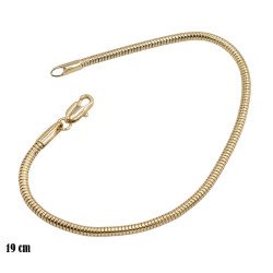 Bransoletka CM miedź pozłacana 14k - MF39321