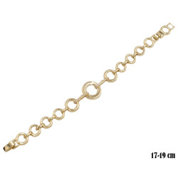 Bransoletka CM miedź pozłacana 14k - MF39258