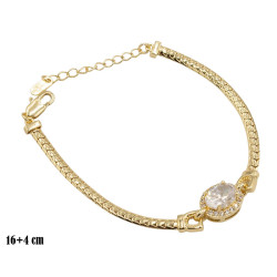 Bransoletka CM miedź pozłacana 14k - MF38912