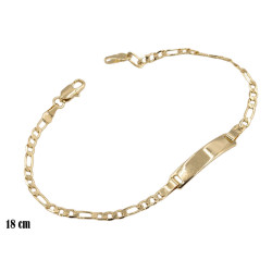 Bransoletka CM miedź pozłacana 14k - MF38904