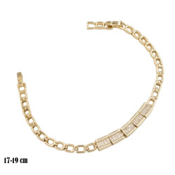 Bransoletka CM miedź pozłacana 14k - MF39438