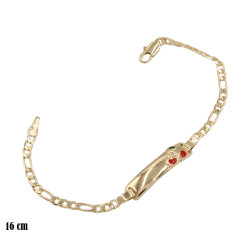 Bransoletka CM miedź pozłacana 14k - MF39232