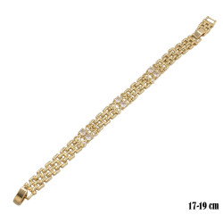 Bransoletka CM miedź pozłacana 14k - MF39434