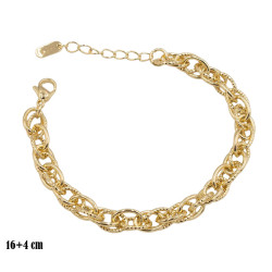 Bransoletka CM miedź pozłacana 14k - MF38918