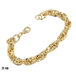 Bransoletka CM miedź pozłacana 14k - MF39307