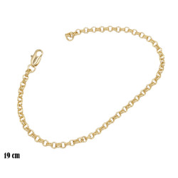 Bransoletka CM miedź pozłacana 14k - MF39304