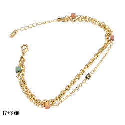 Bransoletka CM miedź pozłacana 14k - MF39319