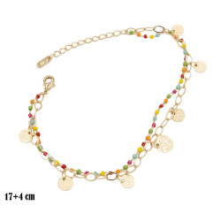 Bransoletka CM miedź pozłacana 14k - MF39316