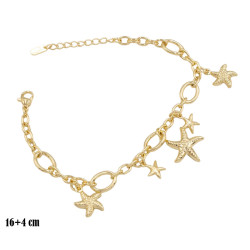 Bransoletka CM miedź pozłacana 14k - MF38921