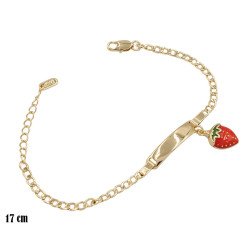 Bransoletka CM miedź pozłacana 14k - MF39233