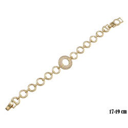 Bransoletka CM miedź pozłacana 14k - MF39435