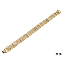 Bransoletka CM miedź pozłacana 14k - MF39437