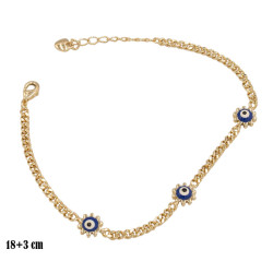 Bransoletka CM miedź pozłacana 14k - MF39445