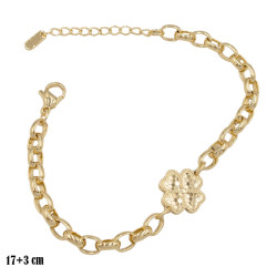 Bransoletka CM miedź pozłacana 14k - MF39447