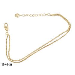 Bransoletka CM miedź pozłacana 14k - MF39620