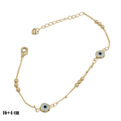 Bransoletka CM miedź pozłacana 14k - MF39308