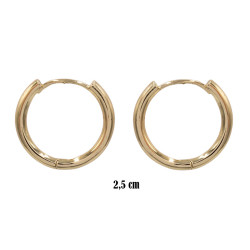 Kolczyki CM miedź pozłacana 14k - MF39361