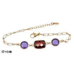 Bransoletka Xuping pozłacana 18k - MF40015