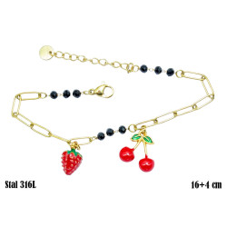 Bransoletka Xuping Stal 316L - MF38780-AP