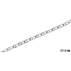 Bransoletka Xuping rodowana - MF38973