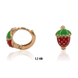 Kolczyki Xuping pozłacane 18k - MF38898