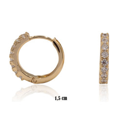 Kolczyki Xuping pozłacane 18k - MF38349