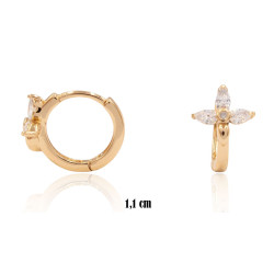 Kolczyki Xuping pozłacane 18k - MF38766