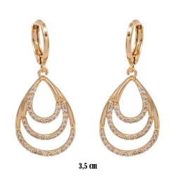 Kolczyki Xuping pozłacane 18k - MF38723