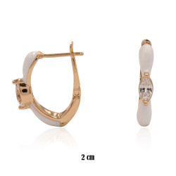 Kolczyki Xuping pozłacane 18k - MF38580