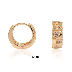 Kolczyki Xuping pozłacane 18k - MF38809