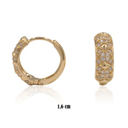 Kolczyki Xuping pozłacane 18k - MF38368