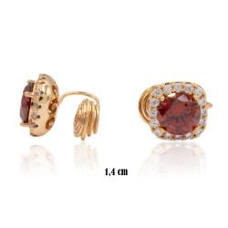 Klipsy Xuping pozłacane 18k - MF38700