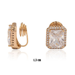 Klipsy Xuping pozłacane 18k - MF38831