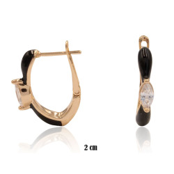 Kolczyki Xuping pozłacane 18k - MF38293