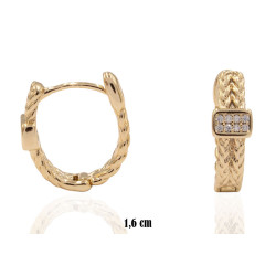 Kolczyki Xuping pozłacane 14k - MF38359