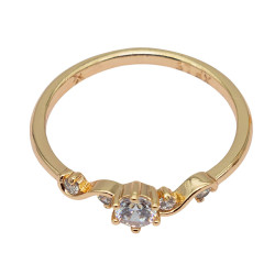 Pierścionek Xuping pozłacany 18k - MF38875