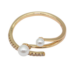 Pierścionek Xuping pozłacany 18k - MF38670