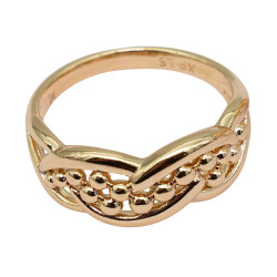 Pierścionek Xuping pozłacany 18k - MF38711B