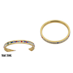 Pierścionek Xuping Stal 316L - MF40021