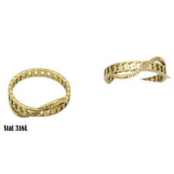 Pierścionek Xuping Stal 316L - MF38842