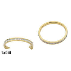 Pierścionek Xuping Stal 316L - MF38941