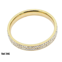 Pierścionek Xuping Stal 316L - MF40028