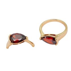 Pierścionek Xuping pozłacany 18k - MF38707