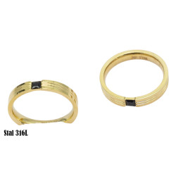 Pierścionek Xuping Stal 316L - MF38939-C