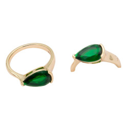 Pierścionek Xuping pozłacany 18k - MF38706